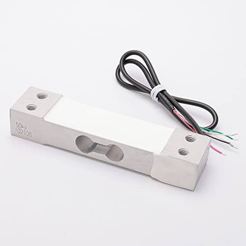 50kg Load Cell Sensor for Platform Scale Electronic Balance | C2 Accuracy, 2.0±0.15 mV/V Output, 402±6Ω Input, Durable Strain Gauge for Industrial Weighing Systems