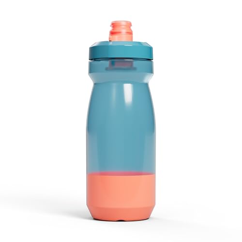 CamelBak Podium Bike Squeeze Water Bottle, High‑Flow Easy‑Squeeze Design for Cycling Performance, 21oz, Mercury Teal - color: Mercury Teal