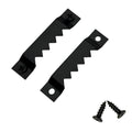 30 Pack Large Heavy Sawtooth Picture Hangers Steel Picture Hangers with Screws Picture Hang Solutions, for Hanging Clock Paintings Artwork Picture Frame Hook Photos (Black，Supports 50 lbs) - color: Large Black - 30 Pack