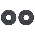 Micro Gainz Standard 1-Inch Center Hole Fractional Weight Plates Set of 2 Plates, Choose Set (.25LB-1.25LB), Designed for Standard 1-inch Barbells & Dumbbells, Made In USA - color: .75lb Black