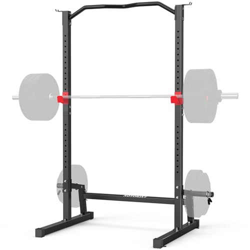 Power Cage Height Adjustable Squat Rack Home Gym Power Tower Multi-Function Pull Up Station Strength Training Squat Stand Barbell Rack - style: Power Cage