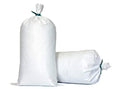 Sandbags - Extra Durable Empty White Woven Polypropylene Sand Bags w/Ties, Max. UV Protection, 14" x 26" (50 Count) - color: White, size: 1 Count (Pack of 50)