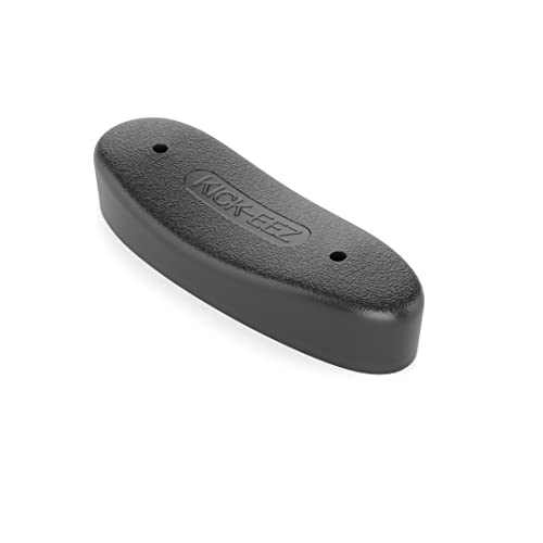 Kick-EEZ® Grind to Fit Recoil Pad with Sorbothane®, Trap Black, Screw-On Backing for Shotgun or Rifle, Butt Stock Pads Shooting Accessories (Trap 2" x 5 5/8", Thickness 15/16", Black)