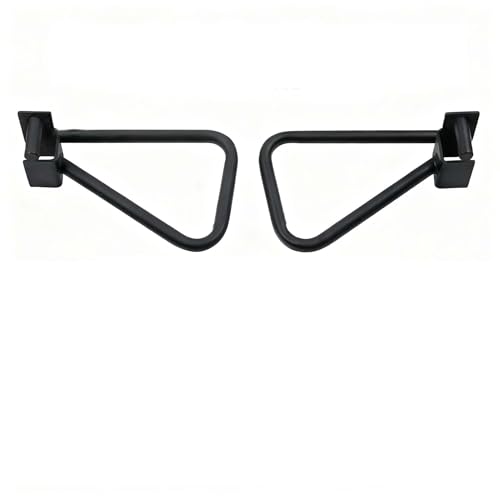 Fitvids Upgraded Adjustable Jammer Arms, Lever Arms, Monolift Attachments Rated 600 LB Per Arm, Fits Racks at All Post Sizes and Hole Sizes, Pair - style: D-shape