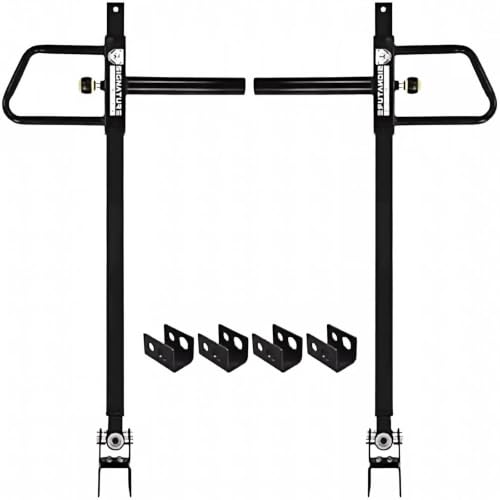 Fitvids Upgraded Adjustable Jammer Arms, Lever Arms, Monolift Attachments Rated 600 LB Per Arm, Fits Racks at All Post Sizes and Hole Sizes, Pair - style: 2nd JAMMERARMS