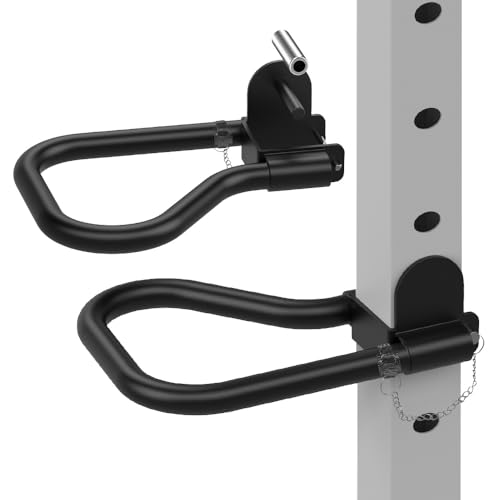 Kipika Power Rack Attachment for 5/8" & 1" Holes - Heavy Duty Home Gym Equipment for 2x2 or 3x3 Squat Rack, Adjustable and Easy to Install - color: For 2" x 2" Squat Rack with 5/8 & 1" Hole