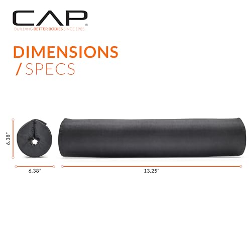 Cap Barbell Squat & Workout Bar Pad – Cushioned Neck & Shoulder Support for Standard & Olympic Bars