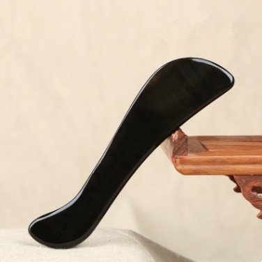 GuaShaFa Best Buffalo Horn Gua Sha Scraping Massage Tool - Hand Made Guasha Board - Great Tools for SPA Acupuncture Therapy Trigger Point Treatment on Face and Body