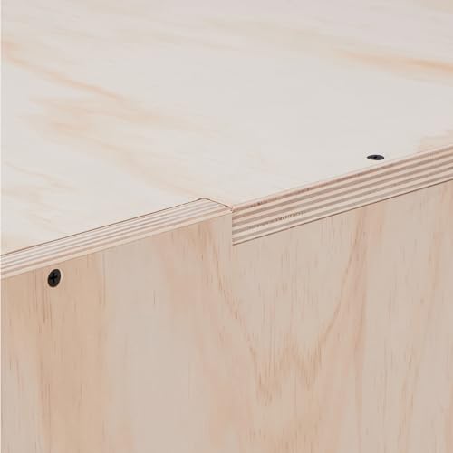 Amazon Basics Plyometric Jump Box, Plyo Box Jumps for Home Gym - size: 24"x20"x16"