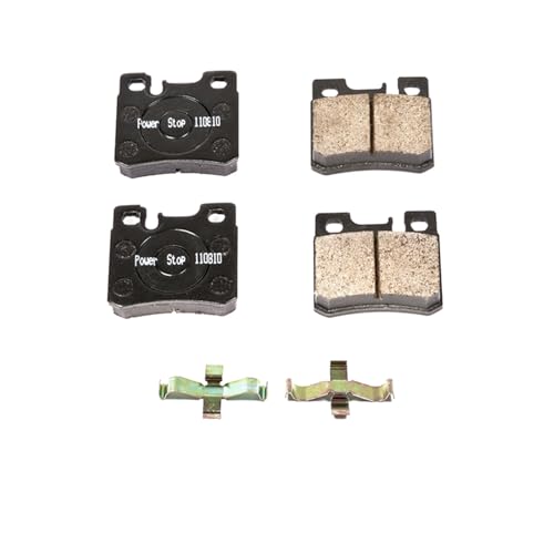 PowerStop Rear Brake Pads for Mercedes-Benz C230 1999-00 |C280 1996-00 |E320 1994-95 |E420 1994-95 |SL320 1994-95 - Z17 Ceramic Brake Pads with Installation Hardware, 17-495 - style: 17-495