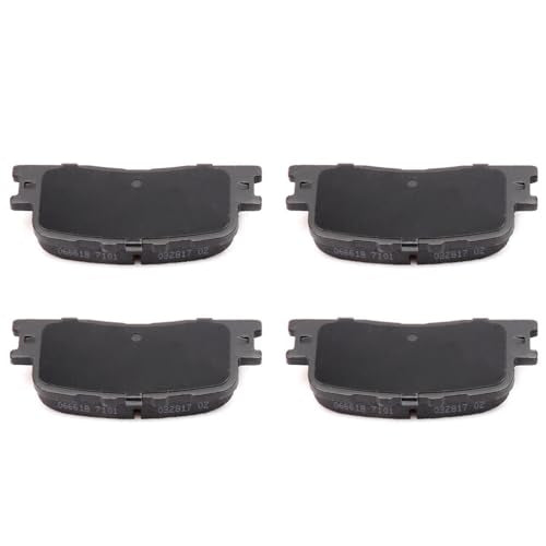 ECCPP D885-7762 4pcs Rear Ceramic Disc Brake Pad Set Fit For Lexus ES300 2002-2003,For Lexus ES330 2004-2006,For Toyota Camry 2002-2006,For Toyota Highlander 2001-2003 - style: D885 [4pcs]