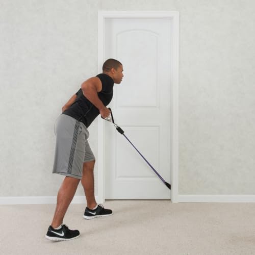 Black Mountain Products Single Stackable Resistance Band - color: Purple, size: 45-50Lbs
