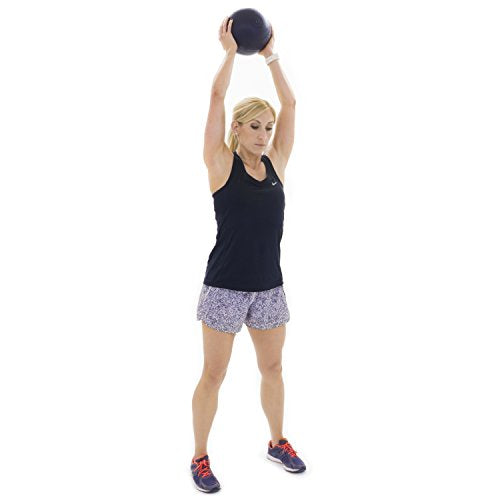 ProsourceFit Slam Medicine Balls 5, 10, 15, 20, 25, 30, 50lbs Smooth and Tread Textured Grip Dead Weight Balls for Strength and Conditioning Exercises, Cardio and Core Workouts - color: Classic - Black, size: 10 LB