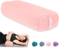 Yes4All Triple-Layer Sponge Yoga Bolster Pillow for Restorative Yoga & Meditation - Versatile Yoga Support Pillow, Balance & Poses Modification - color: C. Rose