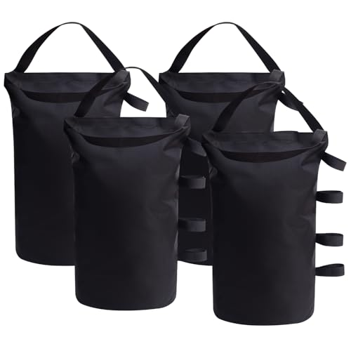 Inntop Canopy Weight Bags 240 lbs, Heavy Duty 1680D Tent Weights Sand Bags for Canopy Legs, Outdoor Sandbag Weights for Sun Shelter, Patio Umbrella, Gazebo (Sand Not Included) - size: 240 LBS