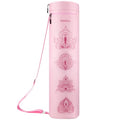 Gonex Yoga Mat Bag with Full-Zip Design, Fits Most Mats | 600D Oxford Fabric, Wet Pocket, Front Zip Pocket, Adjustable Strap, Fits Mats up to 26" - color: Pink