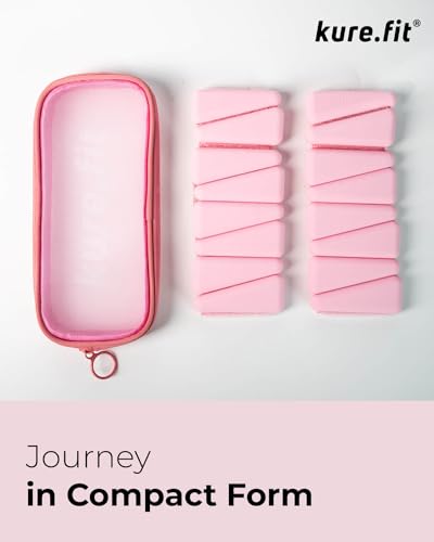 Pilates Weight | Wrist & Ankle Weights for Women | Weighted Bangles | 1LB/ 2LB Each (Set of 2) - color: Pink, size: 1 LB