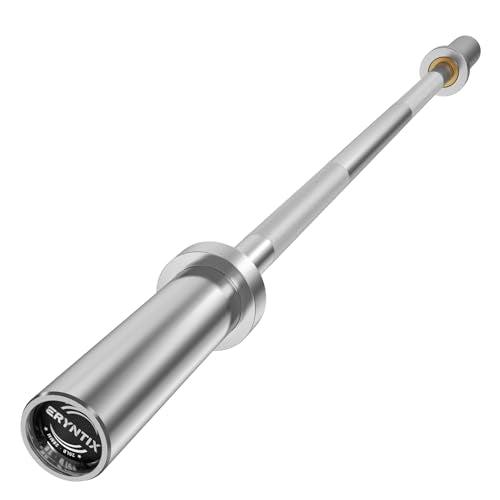 Olympic Barbell Bar Series, 2 Inch Weightlifting Bars, 4FT 6FT 7FT Straight & EZ Curl Options, 190K PSI Steel, Diamond Knurling, Smooth Rotation for Home & Gym Strength Training - color: 4FT Straight