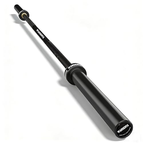 7FT Olympic Barbell 45lb,28MM 2 Inch Olympic Bar for No. 45 Steel,Olympic Weight Bars for Lifting,CrossFit,Bench Press,Deadlift,Squats,Strength Training bars - color: Black-700LBS