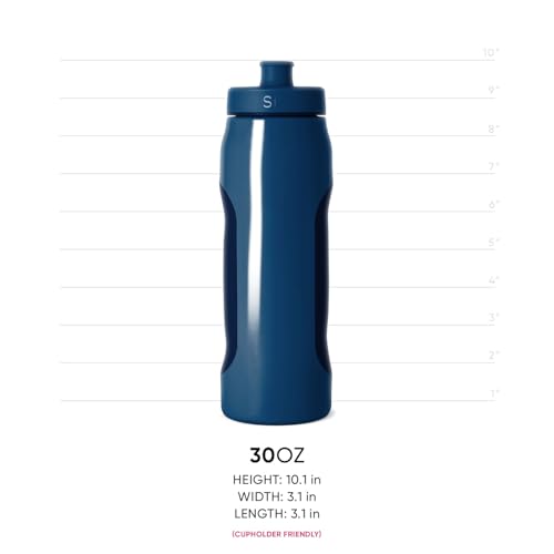 Simple Modern Rally Squeeze Plastic Water Bottle | 30oz Locking Leakproof Cup for Gym, Sports, Electrolytes, Travel | Slumberland Mix - color: -Slumberland Mix