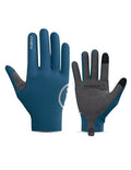 INBIKE Breathable Bike Gloves for Men Women, Full Finger Pad Cycling Gloves, Touchscreen Reflective Mountain Biking Bicycle - color: Blue, size: Medium (Hand Circumference 7.25-7.75inch)
