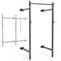 Synergee 2200 Folding Rack – 750 lb Capacity Power Cage - color: g) Black 95" x 41"