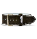 Schiek Sports Model 6011 Single Hook Competition Power Belt - Weightlifting Belt with Stainless Steel Belt Buckle - Suede Leather Powerlifting Belt - size: Small