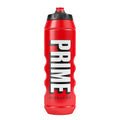 PRIME 32 oz Red Squeeze Sports Water Bottle, BPA Free, Dishwasher Safe, Easy-Grip Ergonomic Leakproof Design, Fast Hydration for Gym, Cycling, Running - color: Red