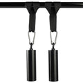 Non-Slip Iron Pull Up Grips and Cannonball Handles,3-Length Straps & Carabiners, Grip Strength Trainer for Pull-Up Bar, Dead Hangs, Forearm & Hand Training, Home Gym Gear - size: 48mm
