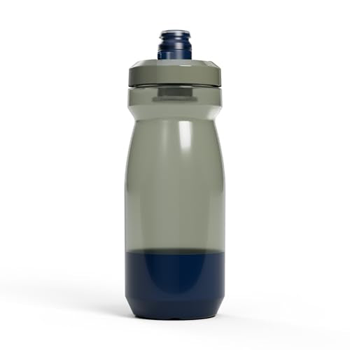 CamelBak Podium Bike Squeeze Water Bottle, High‑Flow Easy‑Squeeze Design for Cycling Performance, 21oz, Mercury Fog - color: Mercury Fog