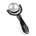 iECO Cold Massage Roller Ball - Ice Roller Ball for Muscles Deep Tissue, Cold & Heat Therapy, Plantar Fasciitis Roller - color: Gray+black