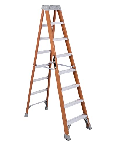 Louisville Ladder FS1508 Ladder, 8-Foot, Orange - size: 8 feet