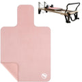 Non-Slip Pilates Reformer Mat, 1.2 mm Thick, 39 x 24 inch | Foldable Lightweight Pilates Reformer Machine Exerxise Mat Towel Cover for Gym Fitness - color: Pink