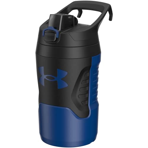 Under Armour 32 oz Insulated Water Bottles - Sports Water Jug with Fence Hook, Leak Resistant for Baseball, Football & More, 32 oz Insulated, Royal/Black - color: Royal/Black, size: 32 Ounces