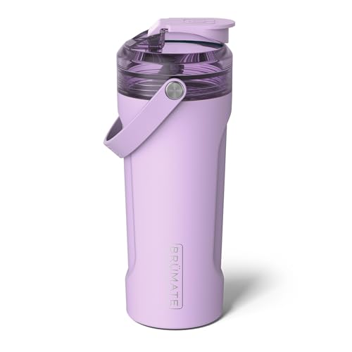 BrüMate MultiShaker Blender Shaker Bottle | 100% Leakproof Insulated Stainless Steel | Pre Workout and Protein Shaker Bottle for the Gym | 26oz (Lavender) - color: Lavender
