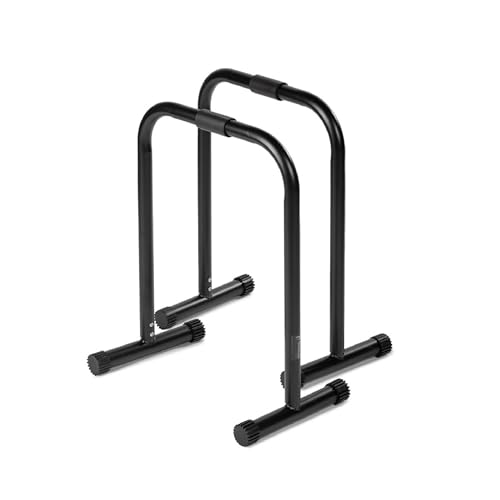 Titan Fitness Dip Bars, Freestanding Paralettes, Adjustable Height Dip Station, Heavy Duty Parallel Bars for Home, Calisthenics Equipment for Tricep Dips, Pull-Ups, Push-Ups & More, Rated 300 LB