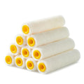 Voomey Mohair Mini Paint Roller, 4 Inch Wool Blend Small Paint Roller Covers 10 Pack, Paint Roller 4 Inch for Cabinets, Trim, Skirting Boards, Tables & Chairs, Suitable for All Paints - style: 4 inch（Mohair Mini Paint Roller） 10 pack