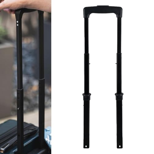 MagiDeal Suitcase Telescopic Handle,Pull Out Rod Stylish Daily Usage Replacement Accessories Spare Parts for Travel Case,Traveling Bag, Black