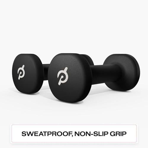Peloton Light Weights | Set of Two Sweat-Proof Weights with Non-Slip Grip, Designed to Fit in The Back of Peloton Bike and Bike+ - size: 1 lb