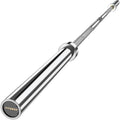 HANDBODE Olympic Barbell 6.5 ft/7 ft, 2 Inch Straight Womens Bars, 35 lb/45 lb Weight Bar, 1000 lb High-Capacity, for Weightlifting, Bench Press, Deadlift, Squat, Home Gym Strength Training - color: 7 ft Olympic Bar, 45 lb, 1000 lb, 30mm, Silver