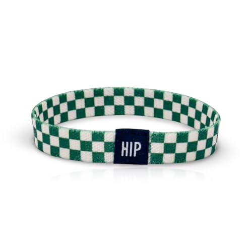 Thick Hair Ties for Men, Durable Hair Bands, Non-Slip, Stylish & Versatile Bracelet, Waterproof Bracelets & Summer Bracelets for Surf, Beach & Everyday Wear (Check Me Out Olive) - color: Check Me Out Olive