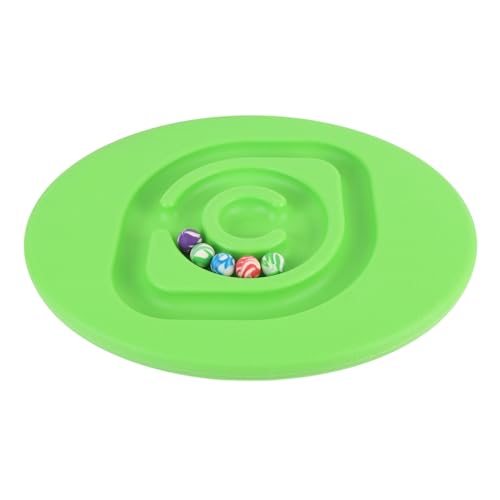 Child Equilibrium Platform, Compact for Children to Balance Egg Shaped Training Equipment for Kindergarten (Green)