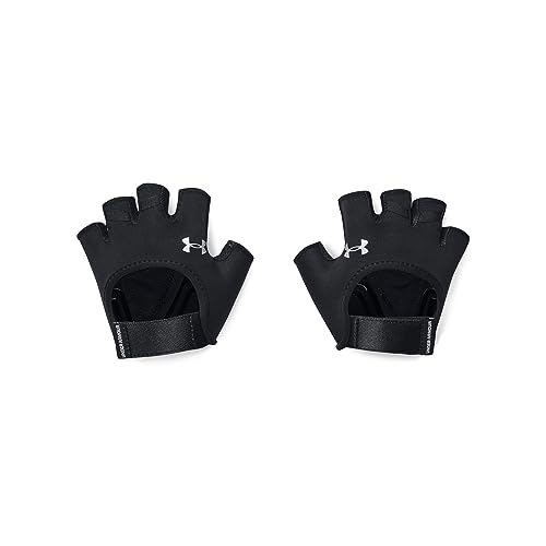 Under Armour Womens Training Gloves Half Finger - color: (001) Black / / Silver, size: X-Large