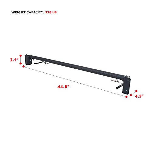 Sunny Health & Fitness Power Cage Squat Rack Attachments for Home Gym | Strength Training, Expanded Workout Variety, Durable Construction, Secure Fit, Quick Installation, Versatile Exercise Support - style: Pull Up Bar