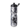 HydraPak | Polar Bottle - Polar Sport Insulated Water Bottle - BPA-Free, Sport & Bike Squeeze Bottle with Handle (Contender Black, 700ml / 24oz) - color: Contender Black, style: 24oz/700ml