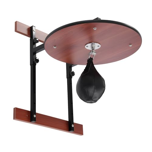 Wall Mounted Boxing Platform Kit, 360° Flexible Swivel Speed Bag Adjustable 5-Position Height Punching Bag Platform Heavy Duty Boxing Training Equipment for Gyms Boxing Gyms Martial Arts - size: 25.12"