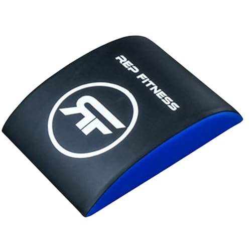 REP Fitness Ab Mat | Sit Ups | Exercise Equipment for Core Training | Thick Foam Pad for Home Gym Workouts | Lumbar Support Cushion for Back Pain Relief | Compact Fitness Mat for Abs Floor Routines - color: Blue