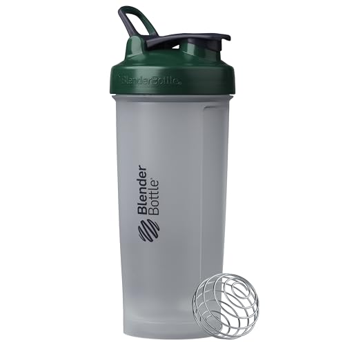 BlenderBottle Classic V2 Shaker Bottle Perfect for Protein Shakes and Pre Workout, 45 oz, Green - color: Green, size: 45 Ounces