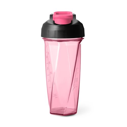 YETI Yonder Helimix Vortex Blender Shaker Bottle Holds up to 27oz | No Blending Ball or Whisk | USA Made | Portable Pre Workout Whey Protein Drink Shaker Cup | Dishwasher Safe, Tropical Pink - color: Tropical Pink, size: 27 Ounces