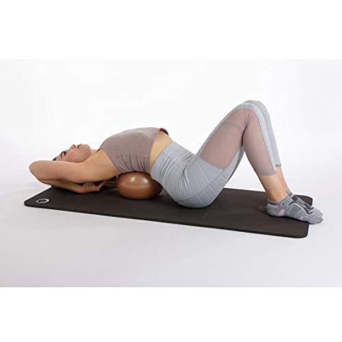 EcoWise 9" Inflatable Pilates Ball, Exercise Balls with Natural Coloring - color: Charcoal
